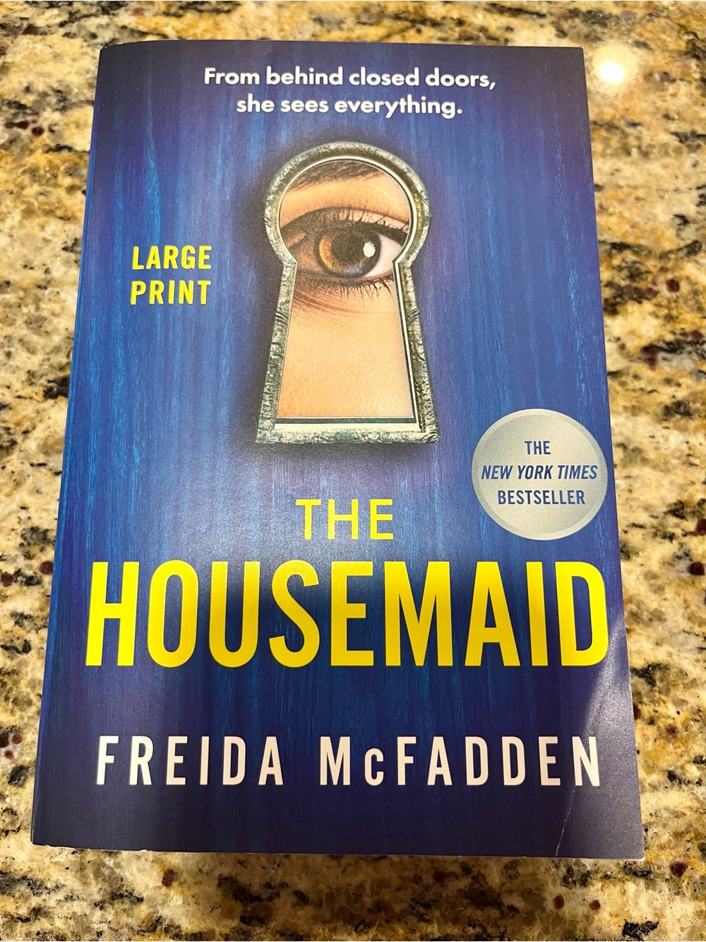 The Housemaid by Freida McFadden - Large Print Thriller